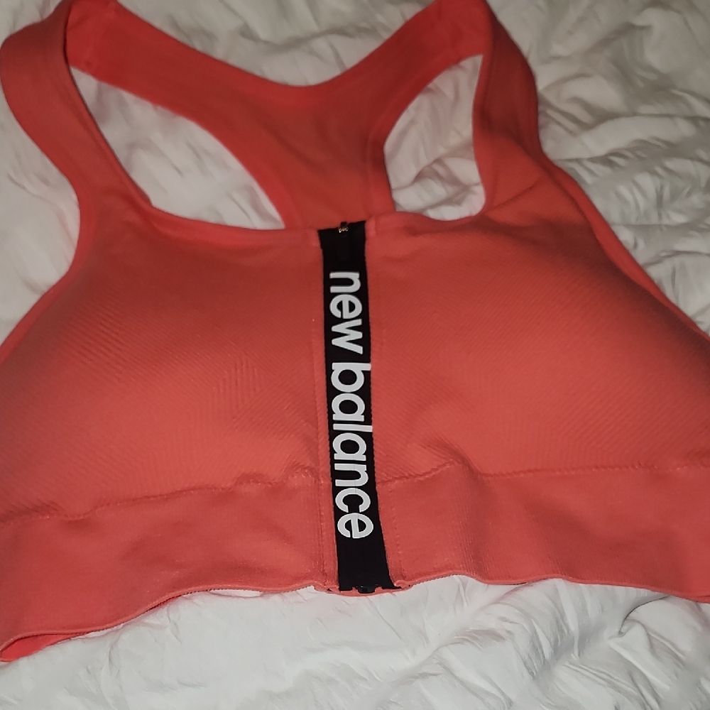 New Balance Drift Red Ribbed Top